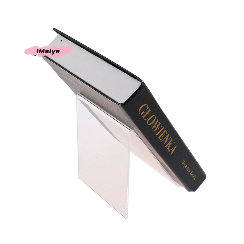 M-1pcs Clear Acrylic Display B - Clear Acrylic Book Stand Holder 评论和价格