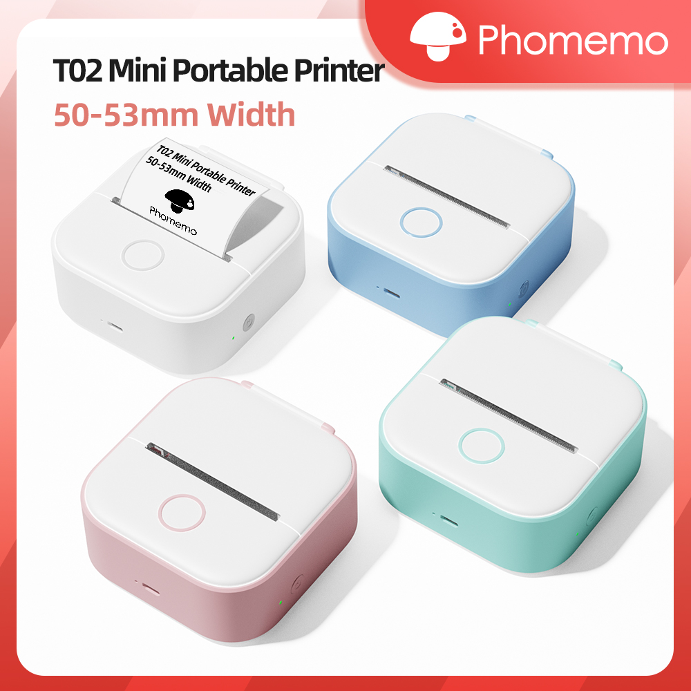 Phomemo T02 Wireless Pocket Th - Mini Pocket Thermal Printer Paper Roll 评论和价格