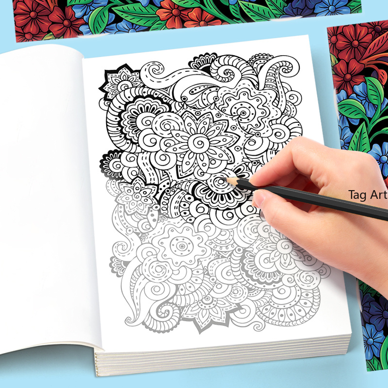 Adult Meditation, Stress Relie - Adult Coloring Book Stress Relief 评论和价格