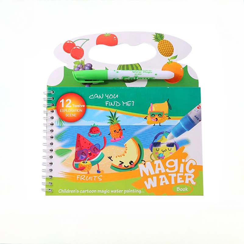 Children's Magic Water Paintin - Reusable Water Magic Coloring Book 评论和价格
