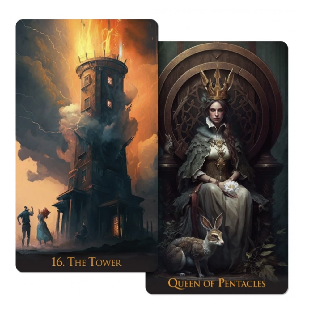 12*7cm Weird World Tarot 78 Ca - Tarot Deck With Guidebook 评论和价格