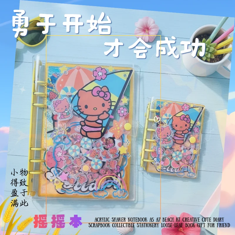 Acrylic Shaker Notebook A5 A7  - Stationery Books 评论和价格