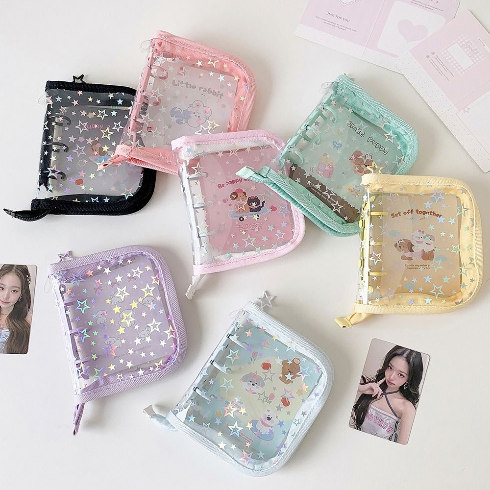 1pc Portable PVC A8 Card Binde - Kpop Photo Card Binder 3 Inch 评论和价格