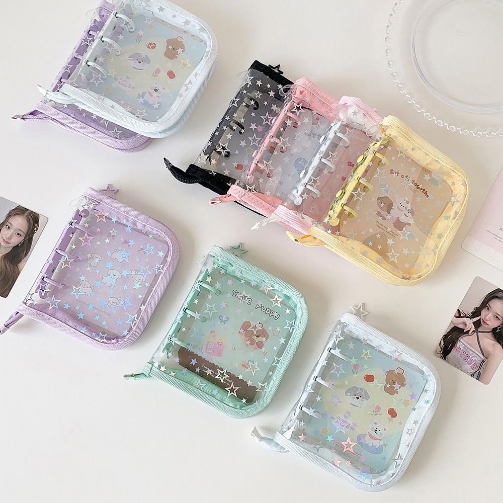 1pc Portable PVC A8 Card Binde - Kpop Photo Card Binder 3 Inch 评论和价格