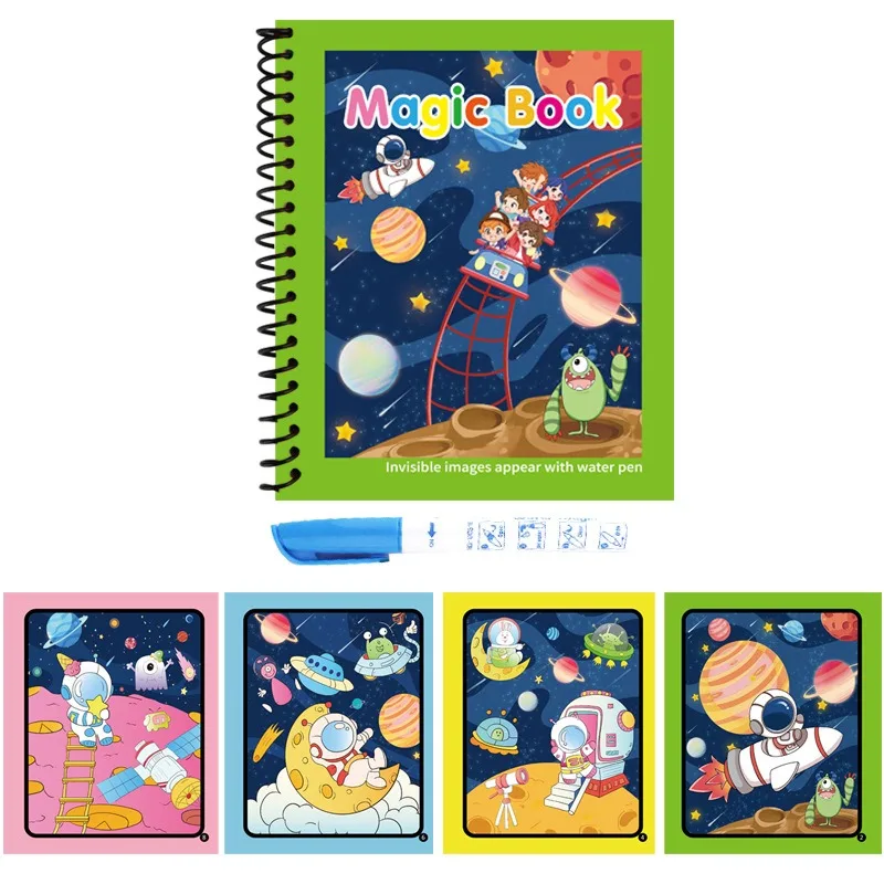 1Pc Reusable Magic Water Book  - Reusable Water Magic Coloring Book 评论和价格
