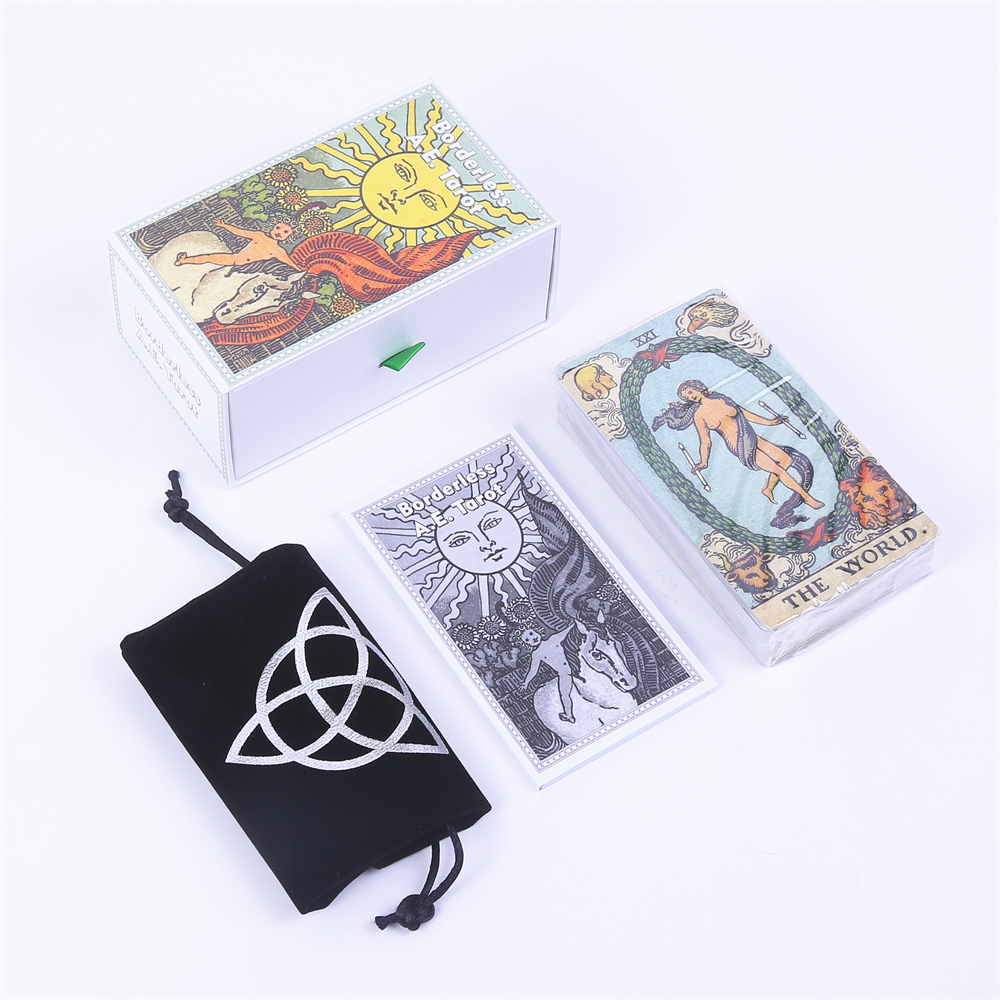 12*7cm Borderless A.E. Tarot D - Tarot Deck With Guidebook 评论和价格