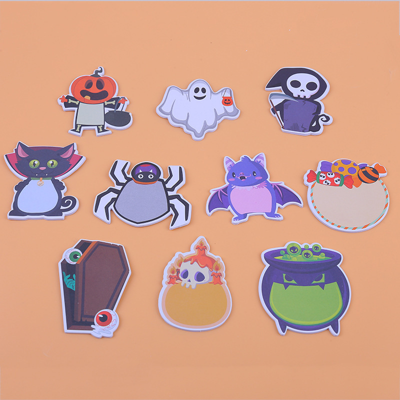 200Pages Halloween Theme Memo  - Stationery Books 评论和价格