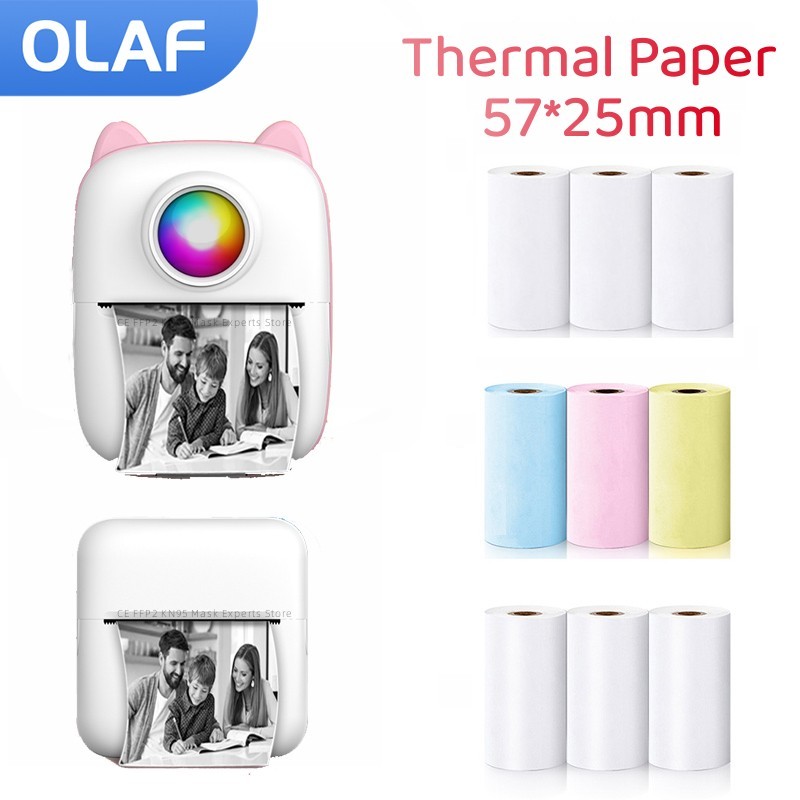 57MM Rolls Thermal Paper Self- - Mini Pocket Thermal Printer Paper Roll 评论和价格