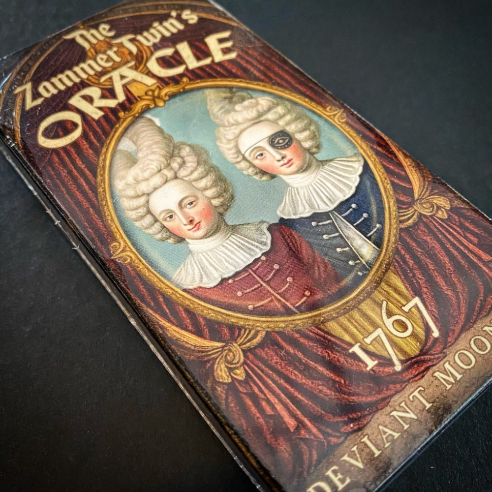 6*12cm The Zammer Twins 1st Ed - Tarot Deck With Guidebook 评论和价格