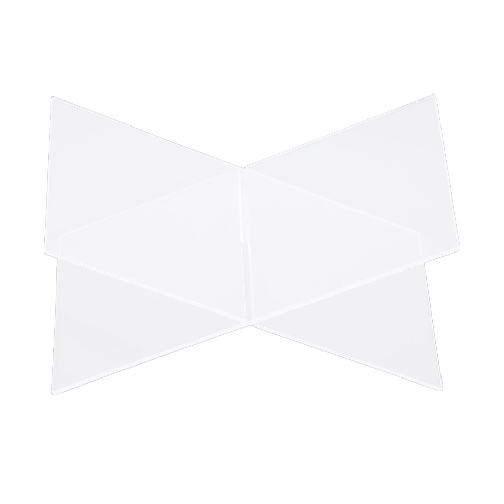 1set X-Shaped Design Acrylic B - Clear Acrylic Book Stand Holder 评论和价格