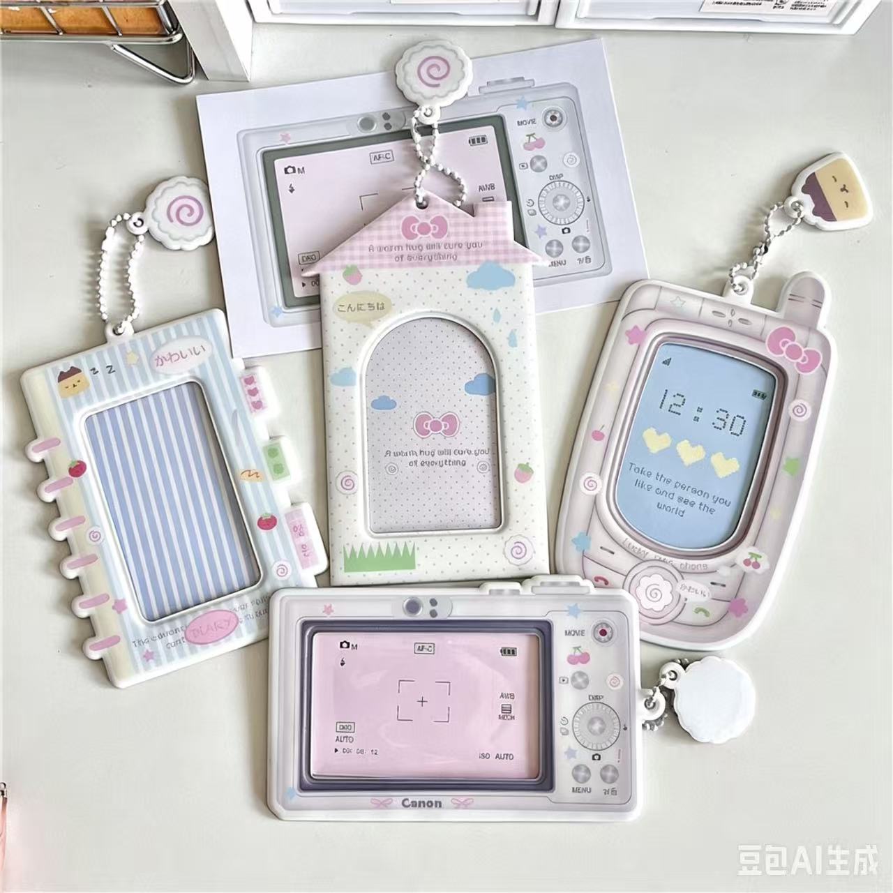 1PC Cartoon Kpop Photocard Hol - Kpop Photo Card Binder 3 Inch 评论和价格