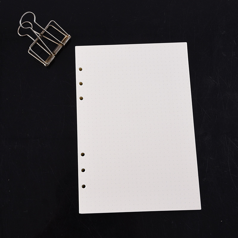 A5 A6 A7 Black Craft White  Lo - A5 Spiral Dotted Grid Notebook 评论和价格